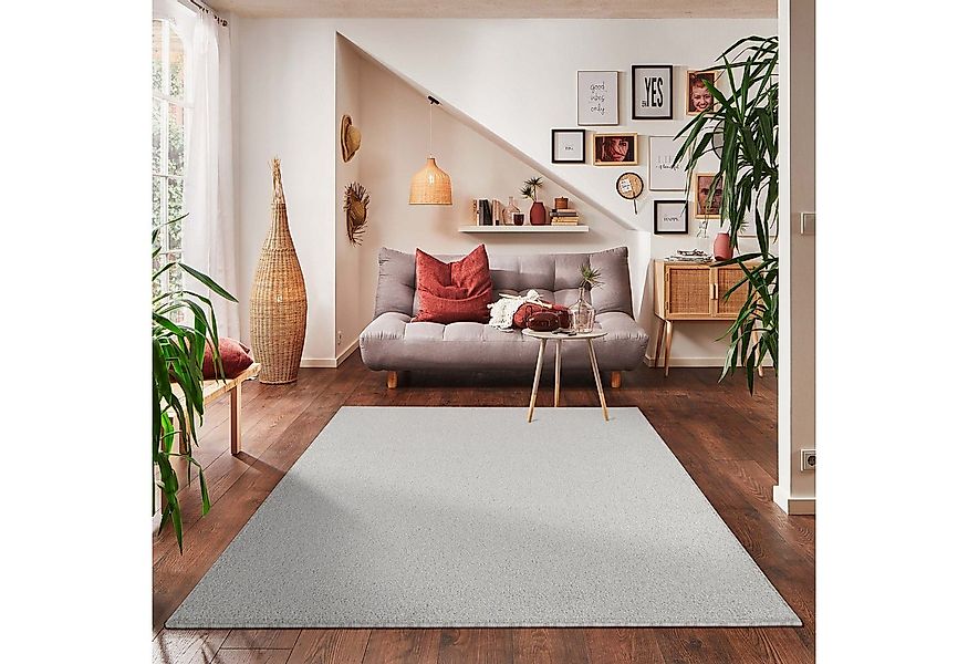 Carpettex Veloursteppich Unicolor - Einfarbig, Läufer, Höhe: 11 mm, Einfarb günstig online kaufen