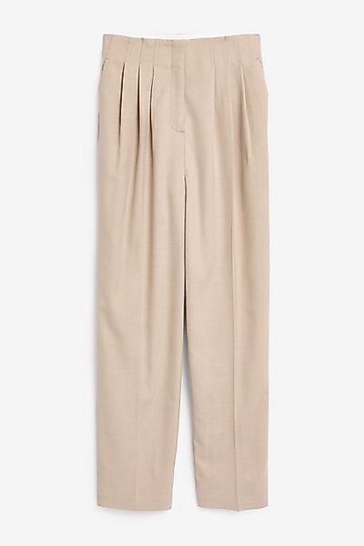 Next Bundfaltenhose Gerade geschnittene Hose mit Bundfalten (1-tlg) günstig online kaufen