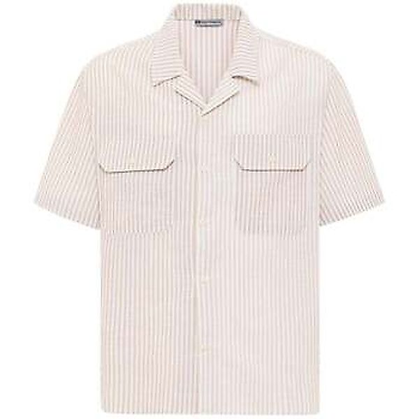 Dandalo  Hemdbluse Rik Oversize Lapel Collar Striped Shirt with Breast Pock günstig online kaufen