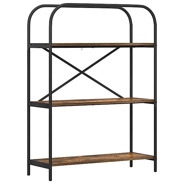 vidaXL Bücherregal Geräucherte Eiche 80 x 30 x 109 cm Holzwerkstoff 879847 günstig online kaufen