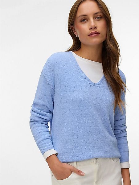 Vero Moda Strickpullover VMCHARITY LS V-NECK PULLOVER NOOS günstig online kaufen