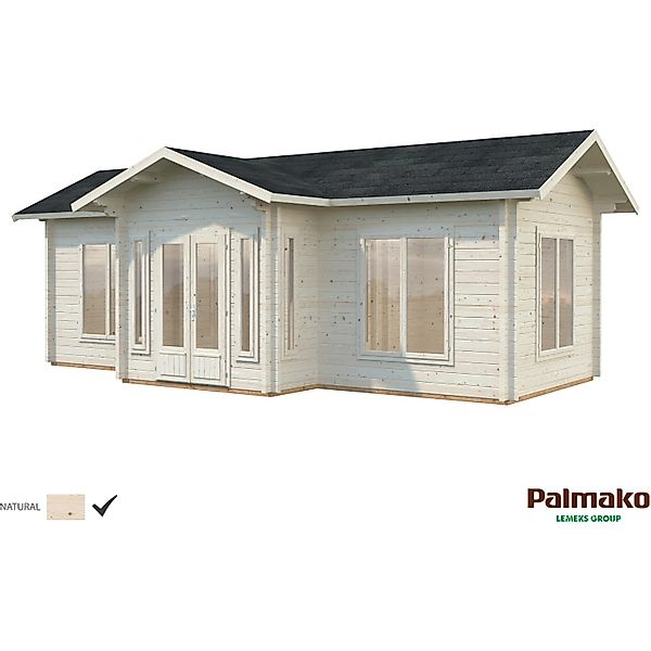 Palmako Gartenhaus "Ferienhaus Anna" inklusive Fußboden günstig online kaufen