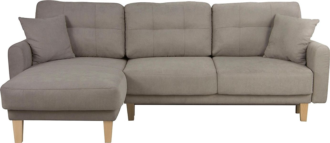 Home affaire Ecksofa "TRIPLO optionale Schlafsofa mit Bettkasten, Maße B/T/ günstig online kaufen
