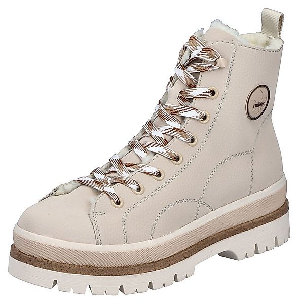 Rieker Winterstiefelette Plateauboots, Schnürboots, Profilsohle, mit Warmfu günstig online kaufen