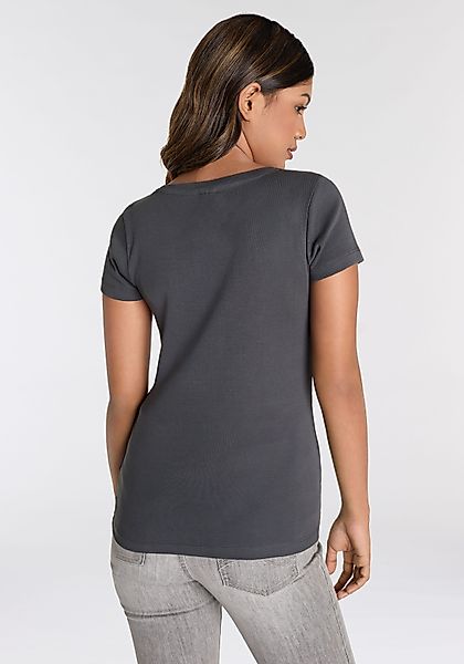 KangaROOS T-Shirt Kurzarm, körpernahe Passform, aus günstig online kaufen