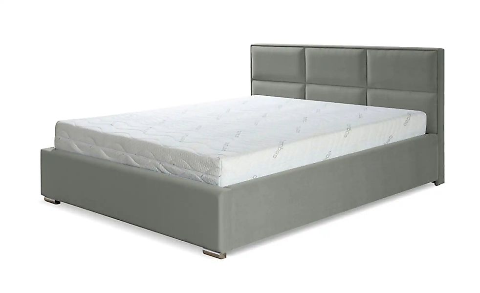 Polsterbett mit Bettkasten Imbir ¦ grau ¦ Maße (cm): B: 180 H: 52 Betten > günstig online kaufen