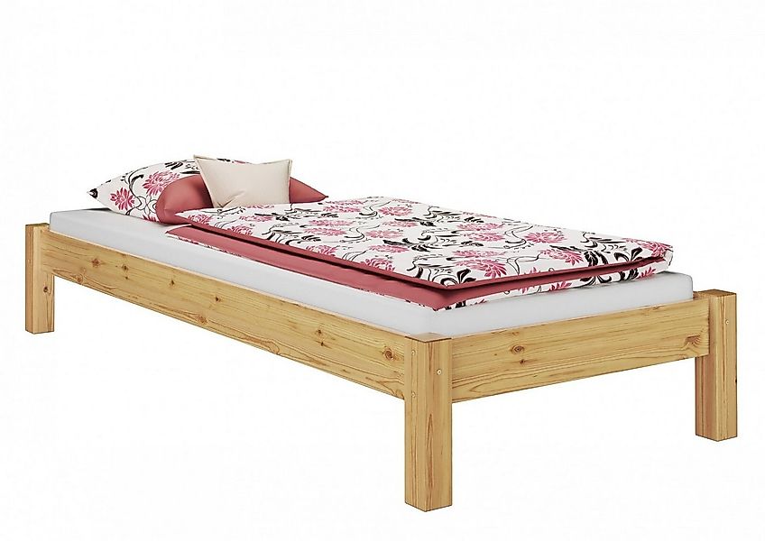ERST-HOLZ Massivholzbett Futon-Bettgestell 90 x 200 Kiefer Massivholz, Kief günstig online kaufen