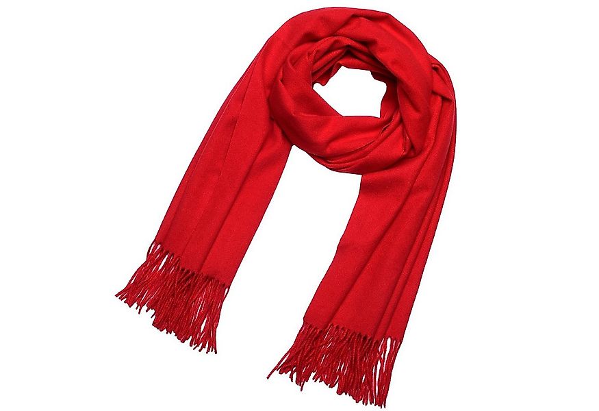 DonDon Schal Schal Winterschal, (1-St), Damenschal, kuschlig weich, mit Fra günstig online kaufen