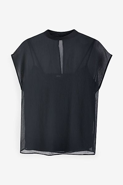 Next Blusenshirt Kurzarm-Oberteil mit Frontwicklung (2-tlg) günstig online kaufen