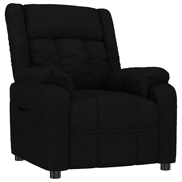 vidaXL Sessel Relaxsessel Schwarz Stoff (1-St) günstig online kaufen