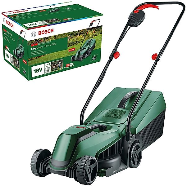 Bosch Home & Garden Akkurasenmäher "EasyMower 18V-32-200", ohne Akku und La günstig online kaufen