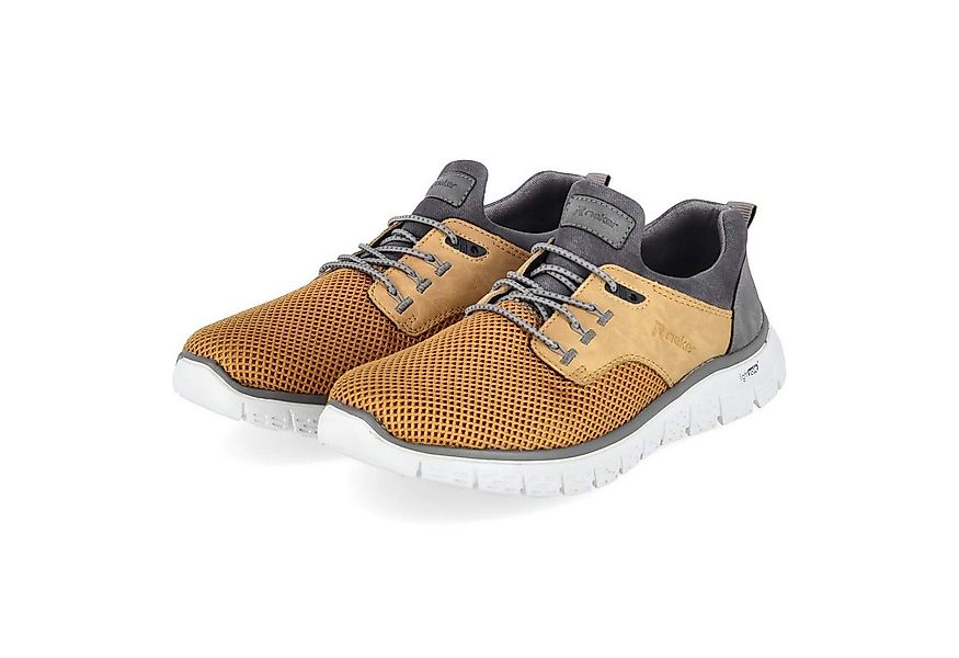 Rieker Rieker B6652-68 Herren Textil & Synthetik gelb Schnürschuh günstig online kaufen