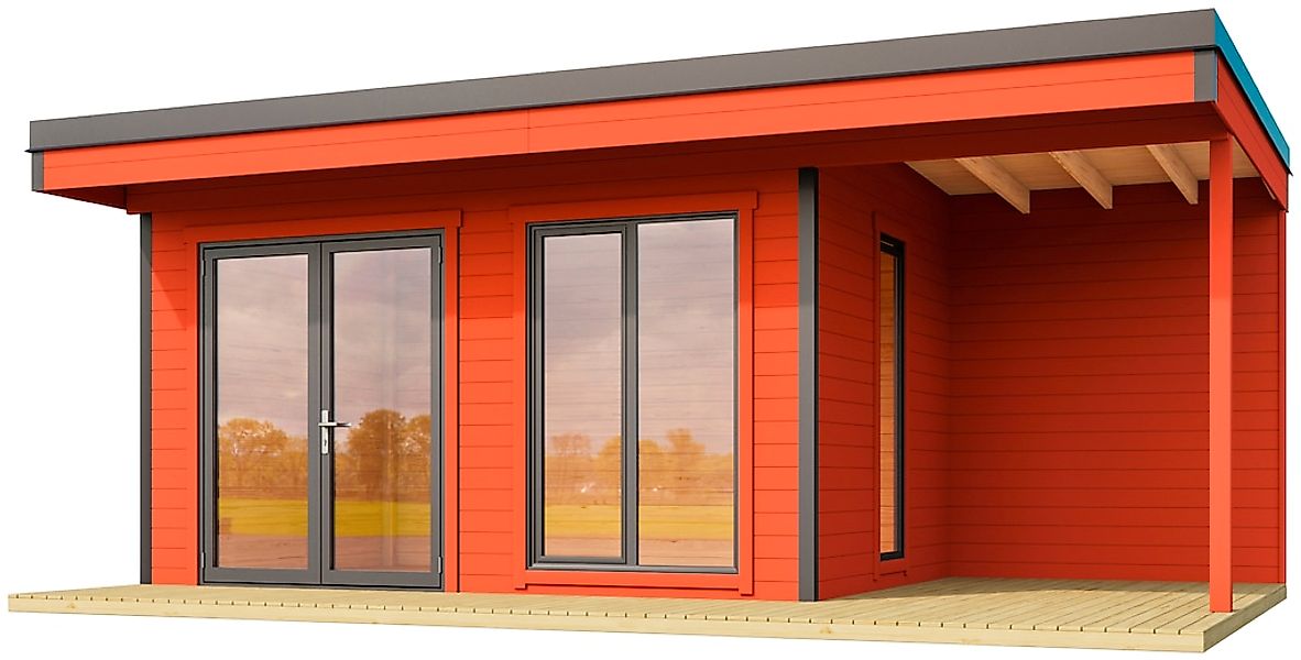 LASITA MAJA Gartenhaus "DOMEO 7 SCHWEDENROT/ANTHRAZIT", (Set) günstig online kaufen