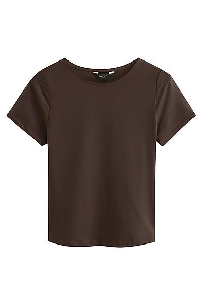 Next T-Shirt Slim Fit Kurzarm-T-Shirt mit weicher Haptik (1-tlg) günstig online kaufen