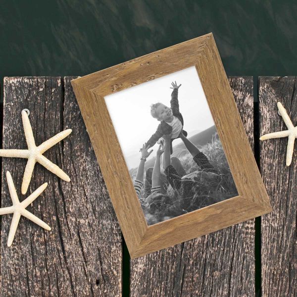 PHOTOLINI Bilderrahmen 2er Set Strandhaus Rustikal günstig online kaufen