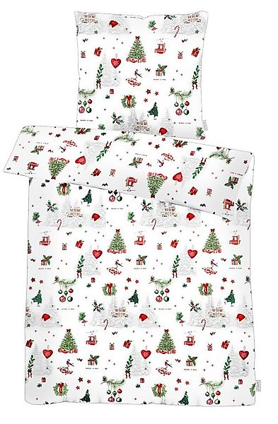 APELT Bettwäsche Max Flanell, Feinflanell, 2 teilig, Winterwelt günstig online kaufen