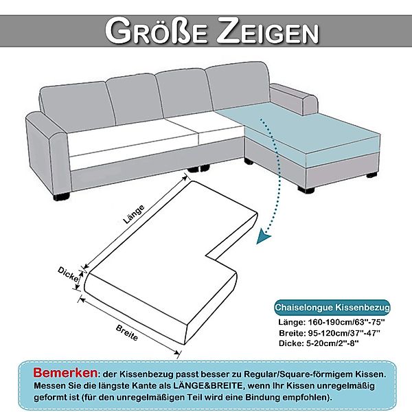 Sunicol Sofabezug Sitzkissenbezug für 2-Sitzer, Samt günstig online kaufen