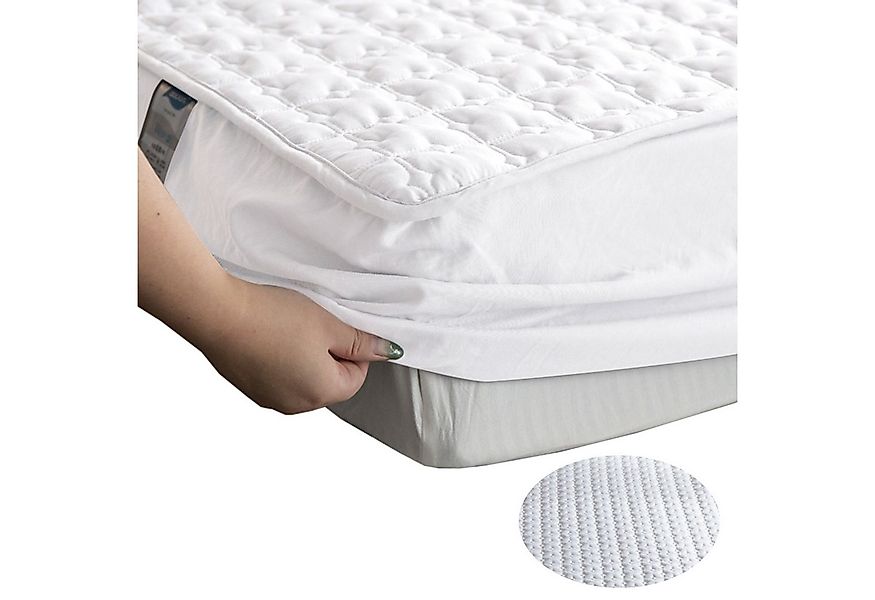 REDOM Spannbettlaken Matratzenschoner atmungsaktive Baumwollauflage Matratz günstig online kaufen