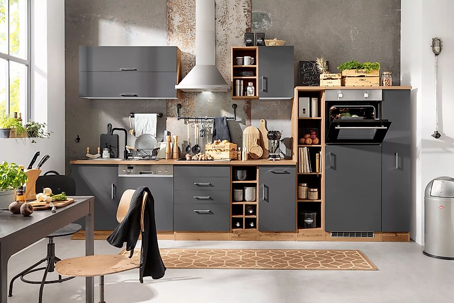KOCHSTATION Klapphängeschrank "KS-Colmar", 110 cm, mit Metallgriff, für vie günstig online kaufen