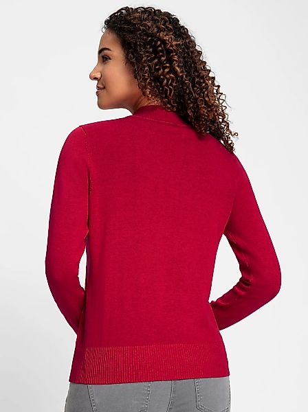 Casual Looks Stehkragenpullover "Pullover" günstig online kaufen