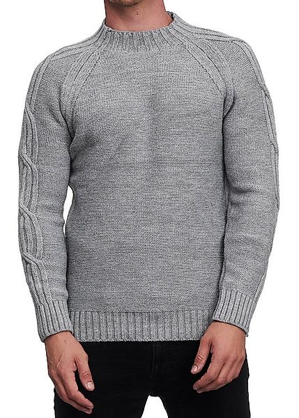 R-NEAL Stehkragenpullover Herren Langarm Stehkragen Strick-Pullover Hoch-Kr günstig online kaufen