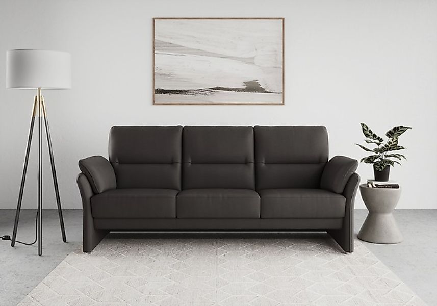 DOMO collection 3-Sitzer "Pina, schmale Armlehnen, mit Federkern, kompakt & günstig online kaufen