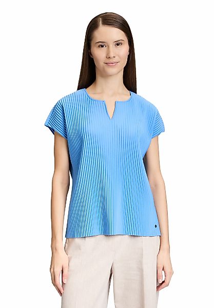 Betty&Co Kurzarmshirt "Betty & Co Kurzarm-Shirt mit Plissee", (1 tlg.), Pli günstig online kaufen
