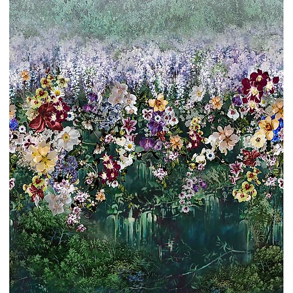 Marburg Fototapete Floral Modern Grün 3,4 m x 3,18 m FSC® günstig online kaufen