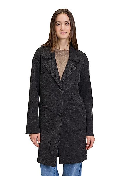 Cartoon Wintermantel Damen Blazermantel mit Reverskragen günstig online kaufen