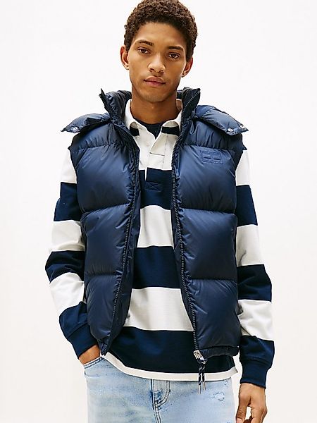 Tommy Jeans Steppweste ALASKA DOWN VEST Regular fit mit abnehmbarer Kapuze günstig online kaufen