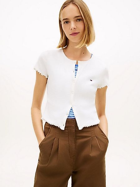 Tommy Jeans Kurzarmshirt TJW SS RIB TOP IM mit gerippter Struktur, Slim Fit günstig online kaufen