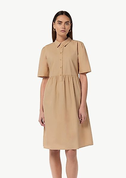 comma Midikleid Kleid Baumwollkleid mit Hemdkragen günstig online kaufen