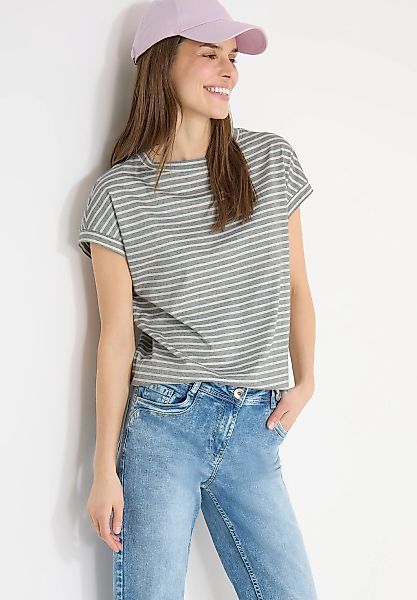 Cecil T-Shirt aus reiner Baumwolle günstig online kaufen