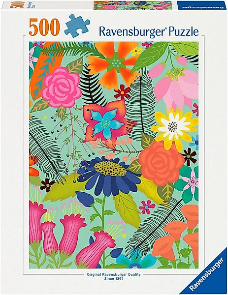 Ravensburger Puzzle Blumenjungle, 500 Puzzleteile, Made in Germany günstig online kaufen