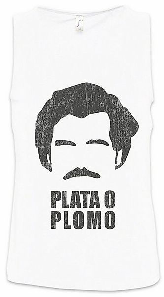 Urban Backwoods Tanktop Plata O Plomo Ärmelloses T-Shirt Pablo Fun Narcos Q günstig online kaufen