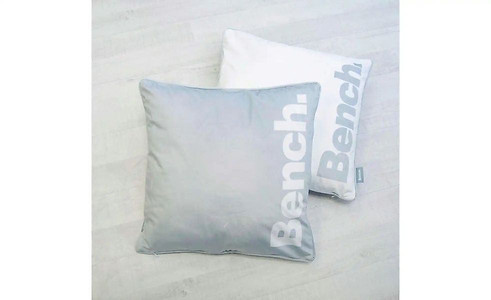 Bench. Dekokissen "Bench" Kissenhülle mit Wendemotiv und Rundum-Paspel günstig online kaufen