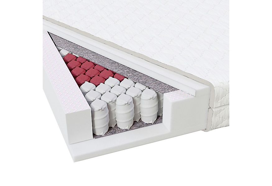 Taschenfederkernmatratze MEDIC PLUS, MSS e.K., 21 cm hoch, Tonnentaschenfed günstig online kaufen