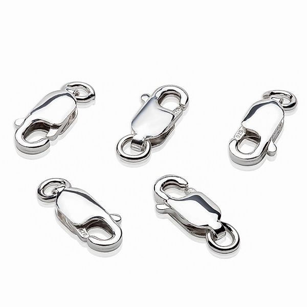 NKlaus Schmuckset 5 x Karabinerverschluss 8,3x6,4mm günstig online kaufen