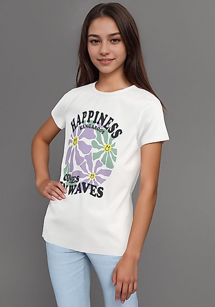 KangaROOS T-Shirt HAPPINESS COMES großer Frontprint günstig online kaufen