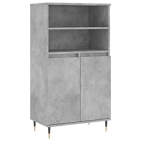 vidaXL Highboard Betongrau 60x36x110 cm Holzwerkstoff 831480 günstig online kaufen