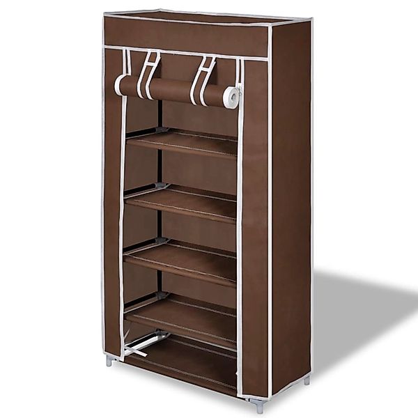 vidaXL Schuhschrank Schuhregal Schuhablage 5 Schicht 58 x 28 x 106 cm Braun günstig online kaufen