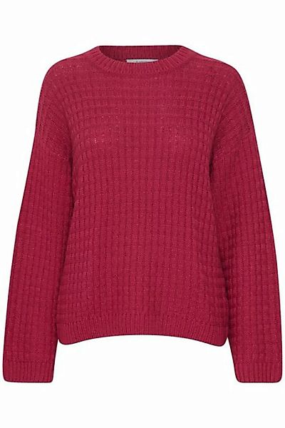 b.young Strickpullover Grobstrick Pullover Sweater mit Abgesetzten Schulter günstig online kaufen