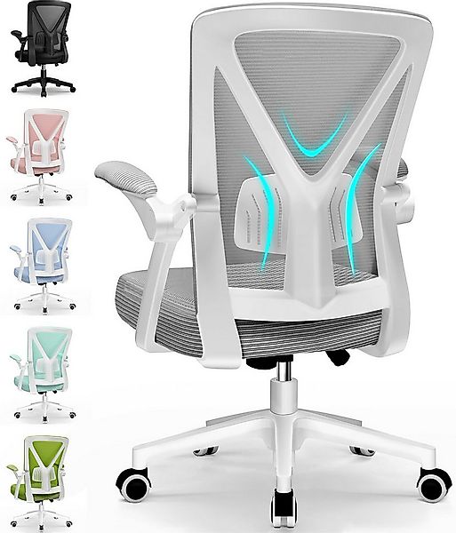 Adormii Bürostuhl Bürostuhl mit klappbaren Armlehnen,Ergonomischer Bürostuh günstig online kaufen