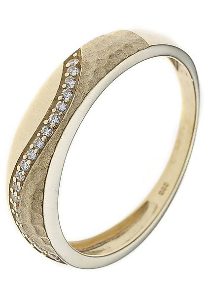 JOBO Goldring, 333 Gold mit 19 Zirkonia günstig online kaufen