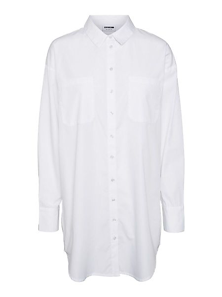 NOISY MAY Lange Hemd Damen White günstig online kaufen