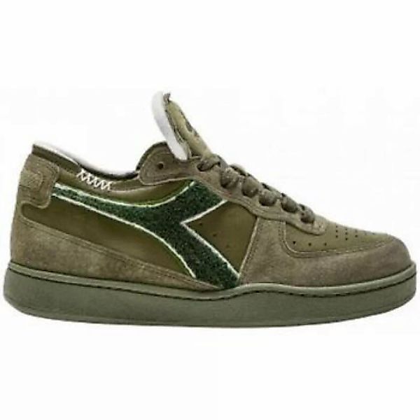 Diadora  Sneaker mi_basket_row_cut_terry_verde günstig online kaufen