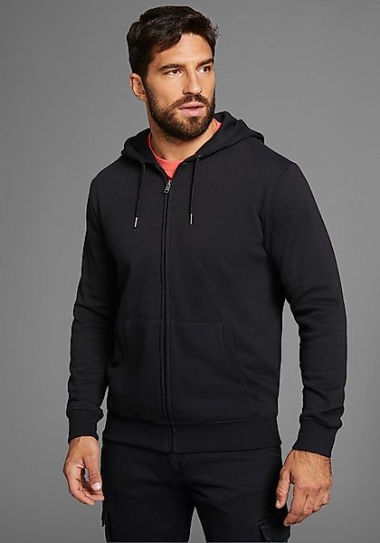 Man's World Kapuzensweatjacke mit Taschen günstig online kaufen