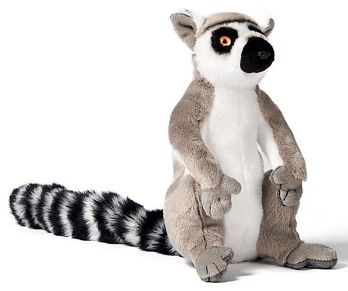 Uni-Toys Kuscheltier Katta-Lemur, mit/ohne Klett - Höhe 21 cm - Plüsch-Affe günstig online kaufen