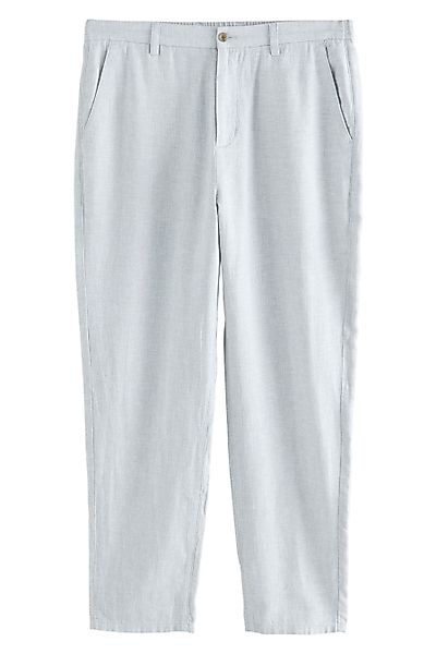 Next Dehnbund-Hose Strukturierte Hose aus Leinengemisch günstig online kaufen