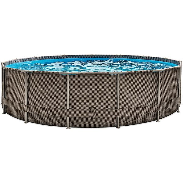 Summer Waves Rundpool Active Frame Braun Ø 457 cm x 106 cm günstig online kaufen